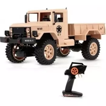 Радиоуправляемый внедорожник WL Toys Army Truck 4WD RTR масштаб 1:12 2.4G - WLT-124301-brown