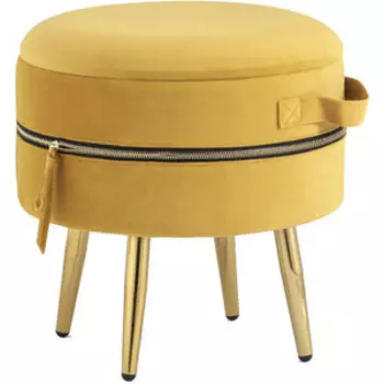 Пуф Stool Group Тильда велюр охра 19A206VF-MOMO-8
