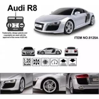 Радиоуправляемая машинка MJX MJX Audi R8 Grey масштаб 1-20