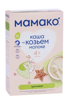 Каша Мамако гречневая на козьем молоке, 200 г
