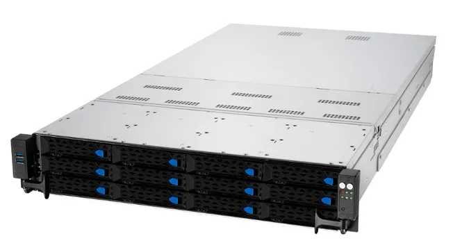 Серверная платформа 2U ASUS RS720-E10-RS12 (2*LGA 4189, C621A, 32*DDR4 (3200), 12*3.5" HS, 2*M.2, 9*PCIE, 2*10Glan, Mlan, 1600W 1+1 Redundant, VGA, 4*