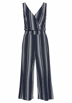 Комбинезон LASCANA Culotte, цвет marine wei gestreift
