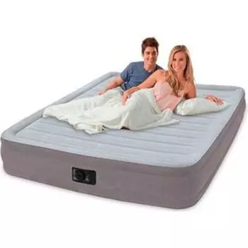 Надувная кровать Intex Comfort-Plush 137х191х33см встр.насос 220В, 67768