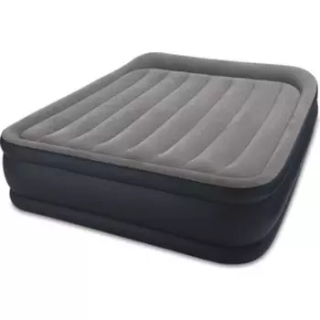 Надувная кровать Intex Deluxe 152х203х42см с подголовником, встр.насос 220В, 64136