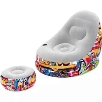 Надувное кресло Bestway Graffiti Comfort Cruiser 100х121х86см, 75076 BW