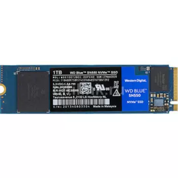 Накопитель SSD WD Original PCI-E x4 1Tb WDS100T3B0C Blue SN570 M.2 2280 (WDS100T3B0C)