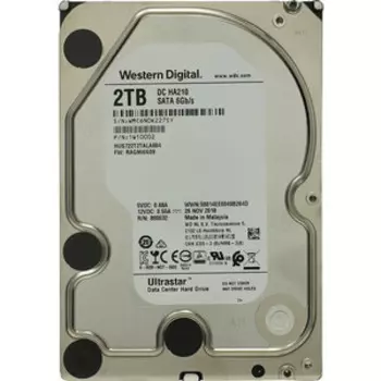 Накопитель Western Digital (WD) HDD 2Tb 7200 rpm Ultrastar 7K2 (HUS722T2TALA604)