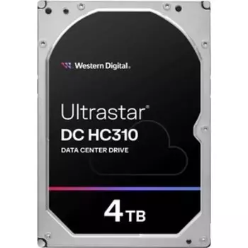 Накопитель Western Digital (WD) HDD 4Tb Ultrastar DC HC310, 3.5'', 7.2K, 256Mb, 512e, SATA3 (HUS726T4TALE6L4/0B36040)