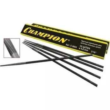 Напильники для заточки пильных цепей Champion 4.0мм 12шт (C8001)