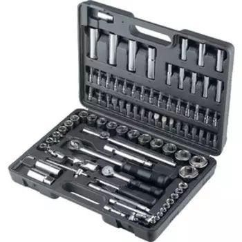 Набор торцевых головок и бит СибрТех 1/2'' 1/4'' 94 предмета (13508)