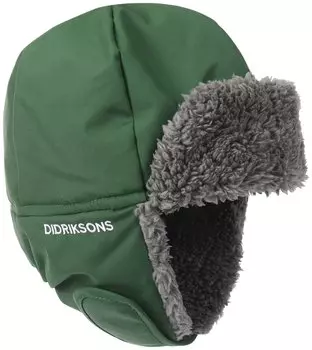 Шапка Didriksons BIGGLES KIDS CAP, детская, зеленый лист, 503416