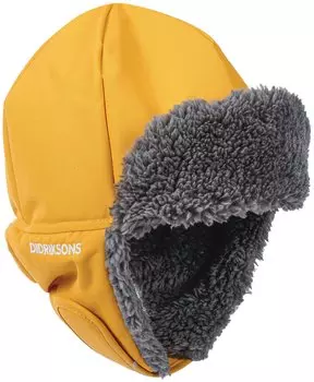 Шапка Didriksons BIGGLES KIDS CAP, детская, желтая дыня, 503416
