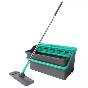 Набор для уборки Hitt Supreme Perfect ручка 123 см с механическим отжимом, насадка 32x11 см, ведро 4 л, арт. H130303