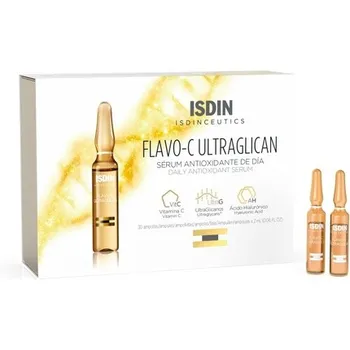 Isdinceutics Flavo-C Ультрагликановая антиоксидантная дневная сыворотка, 30 ампул