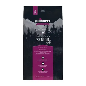 Chicopee HNL Soft Senior Goat & Potato корм для собак старше 7 лет, также подходит для животных с излишним весом, с МЯСОМ КОЗЫ и картофелем повседневный супер премиум холистики для пожилых с козой для всех пород мешок Импортный корм 1 уп. х 1 шт. х 12 кг