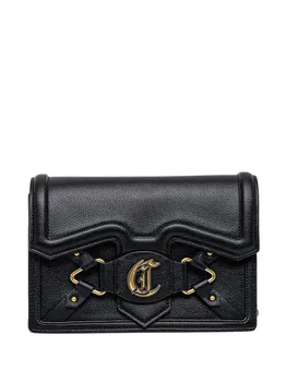 Сумка через плечо с логотипом Just Cavalli, черный