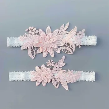 Сексуальное модное женское белье, свадебный пояс с подвязками, аксессуары для косплея для невесты, вечерние аксессуары с бантом, цветочным кружевом, эластичное кольцо для ног, свадебная подвязка для ног