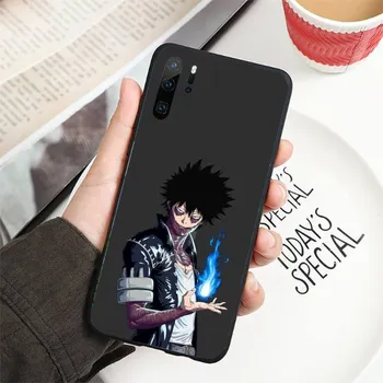 Чехол для телефона Dabi Boku My Hero Academy для Huawei P50 P40 P30 Pro Lite P Smart 2021 2019 Magic 3, мягкий черный чехол для телефона Huawei P50