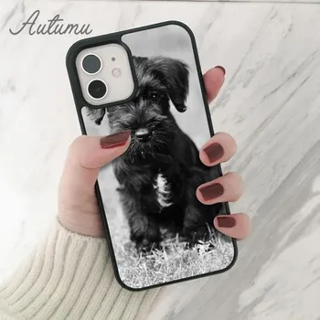 Чехол для телефона «Милые собаки шнауцер» для iPhone 11 12 13 14 Pro Max mini XR XS SE 2020 5 7 8 Plus Samsung Galaxy S21 S22 iPhone 6plus