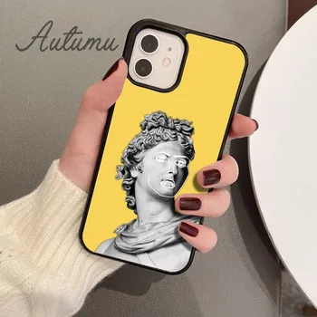Чехол для телефона Famous Aesthetic Statue для iPhone 11 12 13 14 Pro Max mini XR XS SE 2020 7 8 Plus Samsung Galaxy S21 S22 iPhone 6plus