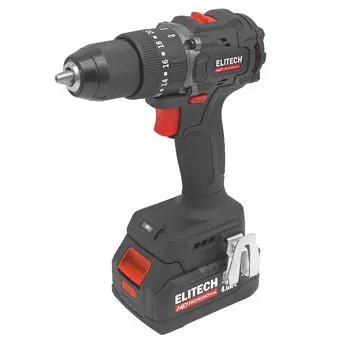 Дрель аккумуляторная Elitech 205723 HD CD 20ISL2 (E2201.041.02) 20В, 4Ач, Li-Ion ELP