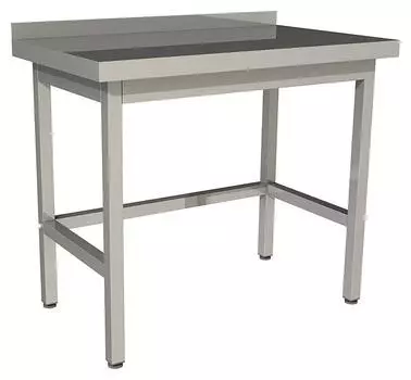 Стол производственный с бортом Restoinox СП-15/8-БО