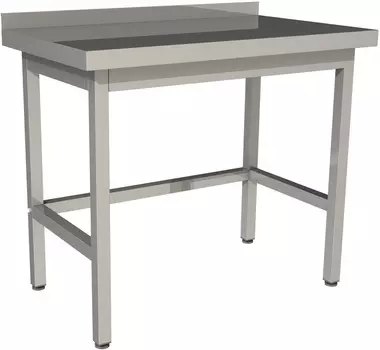 Стол производственный с бортом Restoinox СП-18/8-БО