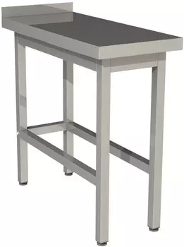 Стол производственный с бортом Restoinox СП-4/8-БО