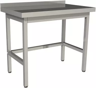 Стол производственный с бортом Restoinox СП-5/8-БО