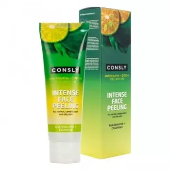 отшелушивающий гель для интенсивного очищения consly intense face peeling with calamansi and aha/bha/pha