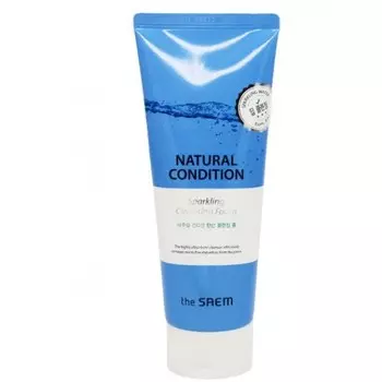 пенка для умывания the saem natural condition sparkling cleansing foam