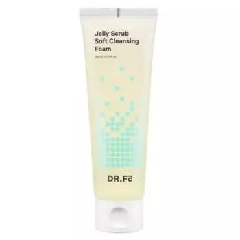 пенка-желе для мягкого очищения dr.f5 jelly scrub soft cleansing foam