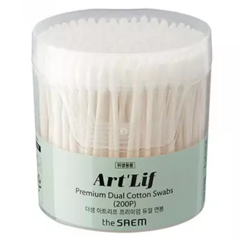 палочки ватные the saem art'lif premium dual cotton swabs