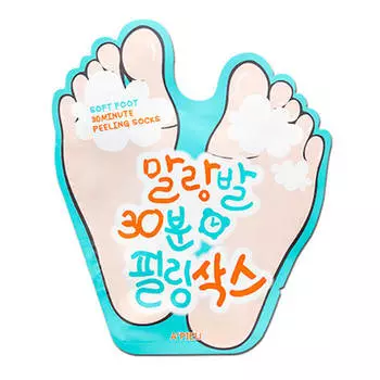 пилинг-носочки для ног a'pieu soft foot peeling socks