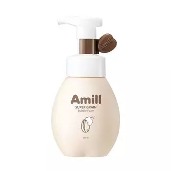 пузырьковая пенка для умывания с зерновыми экстрактами amill super grain bubble foam