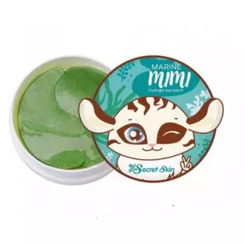 патчи для глаз гидрогелевые с экстрактом морских водорослей secret skin marine mimi hydrogel eye patch