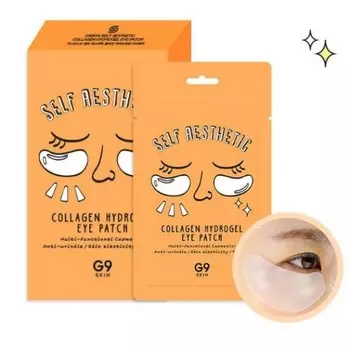 патчи для глаз гидрогелевые с коллагеном berrisom g9 self aesthetic collagen hydrogel eye patch