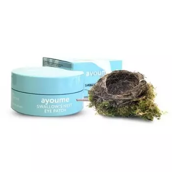 патчи для глаз с экстрактом ласточкиного гнезда ayoume swallow's nest eye patch