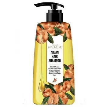шампунь для поврежденных волос welcos around me argan hair shampoo