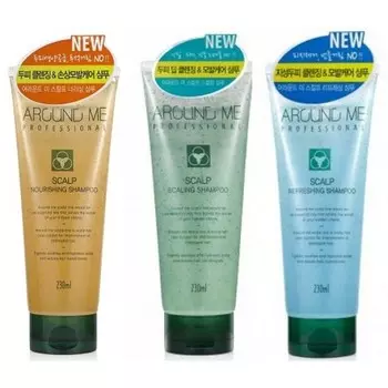 шампунь для волос и кожи головы welcos around me scalp shampoo