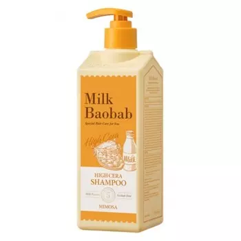 шампунь для волос с ароматом мимозы milkbaobab high cera shampoo mimosa