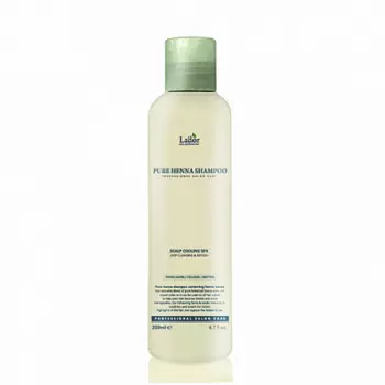 шампунь для волос с хной укрепляющий la'dor pure henna shampoo