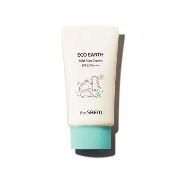 солнцезащитный крем the saem eco earth mild sun cream spf32 pa+++