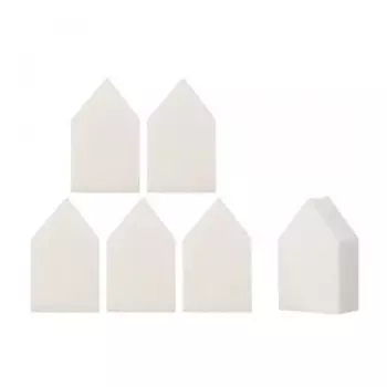 спонж для нанесения макияжа фигурный the saem make-up sponge house 6p