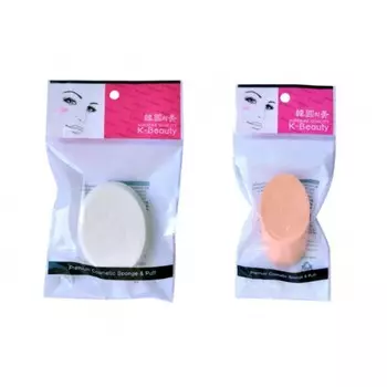 спонж косметический "овал" k-beauty premium cosmetic sponge &amp; puff