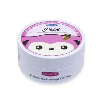 патчи для кожи вокруг глаз гидрогелевые с жемчугом milatte milatte fashiony pearl hydrogel eye patch