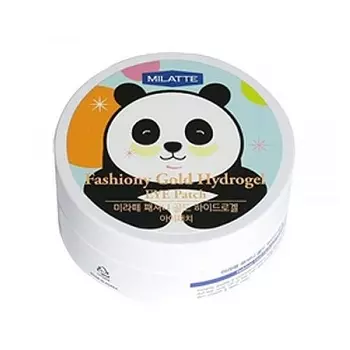 патчи для кожи вокруг глаз гидрогелевые с золотом milatte milatte fashiony gold hydrogel eye patch