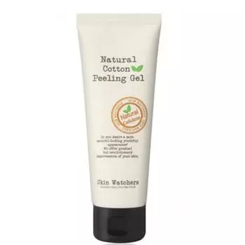 отшелушивающий гель-скатка для лица skin watchers natural cotton peeling gel