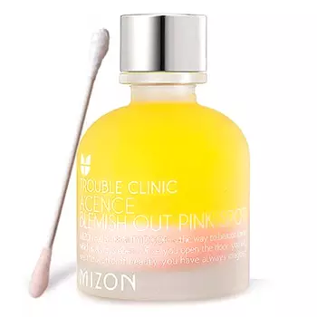 средство "розовый порошок" mizon acence blemish out pink spot