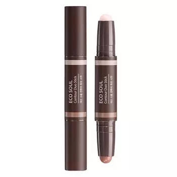 стик для контурного макияжа the saem eco soul contour duo stick